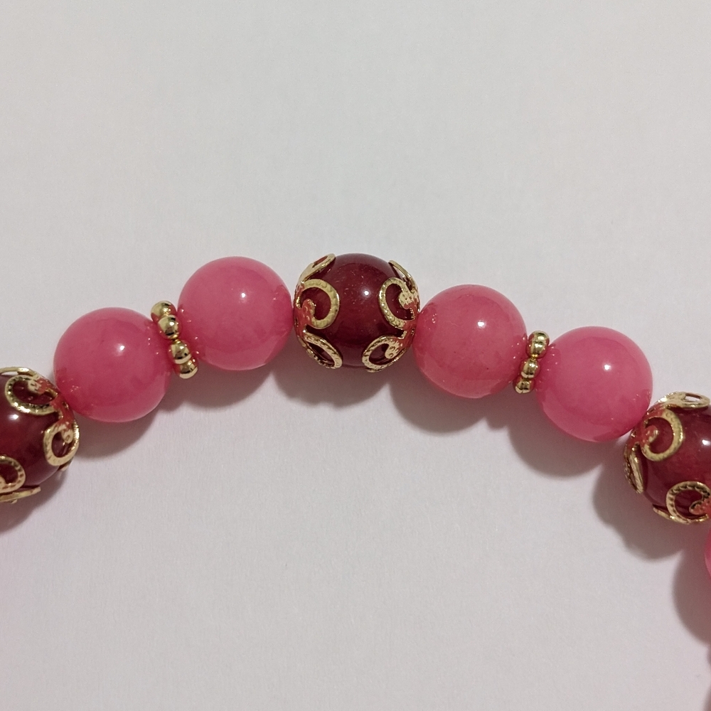 Quartz/Jade Bracelet - Picture 3 of 4
